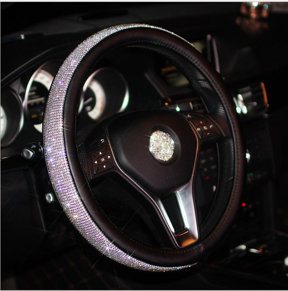 Swarovski diamond discount steering wheel cover