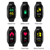 Smartwatch with Bluetooth Earphone Heart Rate Monitor