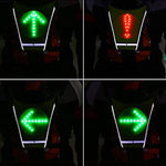 LED Cycling Bag/Backpack Widget with Remote Control Reflective Turn Signal S1P2